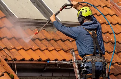Démoussage et hydrofuge de toiture à Oberhergheim
